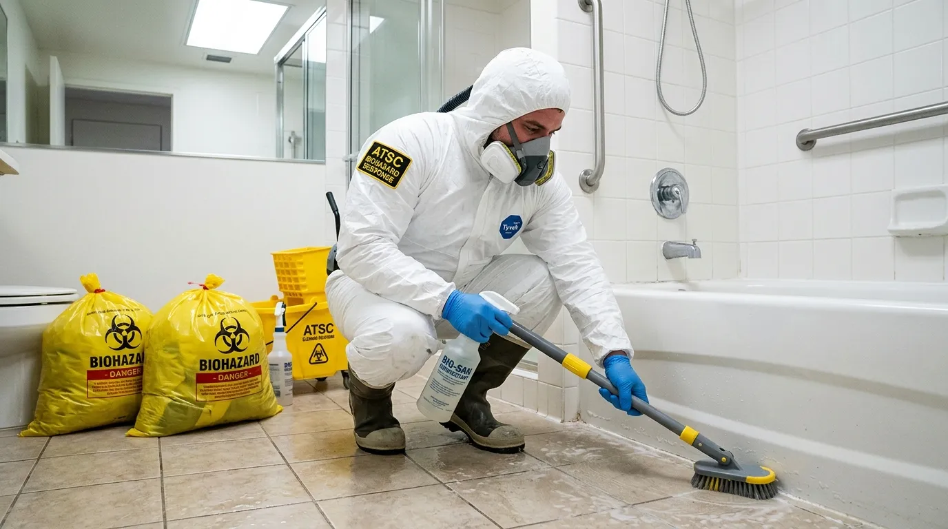 Decontamination equipment deployed for Blood Cleanup in Yorkshire